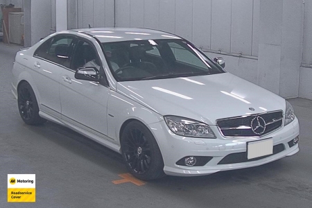 Image of a White used Mercedes Benz C 300 stock #33190 2008 stock number 33190