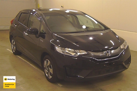 Image of a Black used Honda Fit Hybrid stock #31873 2015 stock number 31873