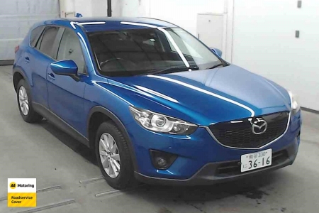 Image of a Blue used Mazda CX-5 stock #33077 2012 stock number 33077
