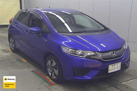 Image of a Blue used Honda Fit Hybrid stock #33121 2015 stock number 33121
