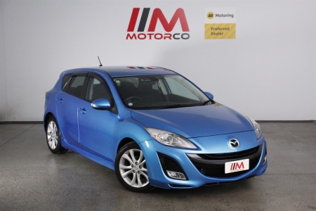 Image of a Blue used Mazda Axela stock #34435 2010 stock number 34435