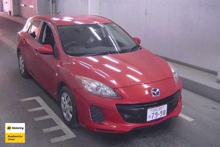 Image of a Red used Mazda Axela stock #33062 2012 stock number 33062