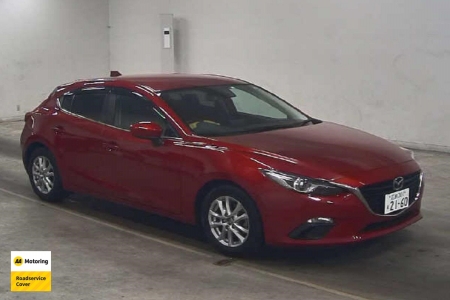 Image of a Red used Mazda Axela stock #32978 2014 stock number 32978