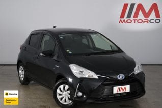 Image of a Black used Toyota Vitz stock #32497 2017 stock number 32497