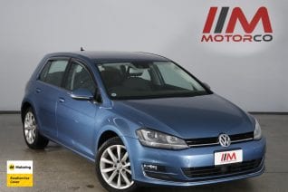 Image of a Blue used Volkswagen Golf stock #32634 2014 stock number 32634