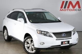 Image of a Pearl used Lexus RX 450h stock #32620 2009 stock number 32620