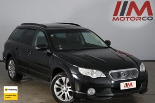 Image of a Black used Subaru Outback stock #32850 2008 stock number 32850