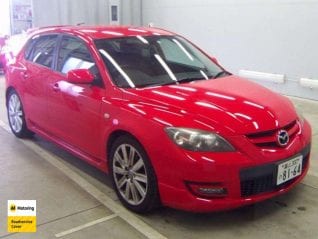 Image of a Red used Mazda Axela stock #33083 2006 stock number 33083