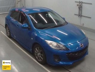 Image of a Blue used Mazda Axela stock #33128 2012 stock number 33128