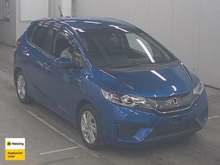 Image of a Blue used Honda Fit Hybrid stock #33101 2014 stock number 33101