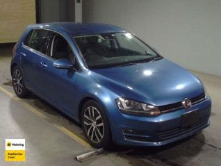 Image of a Blue used Volkswagen Golf stock #32950 2014 stock number 32950