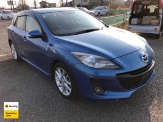Image of a Blue used Mazda Axela stock #33030 2011 stock number 33030