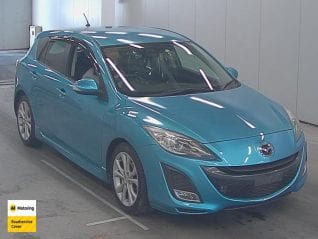 Image of a Blue used Mazda Axela stock #33207 2010 stock number 33207