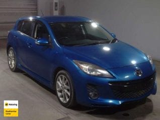Image of a Blue used Mazda Axela stock #33200 2012 stock number 33200